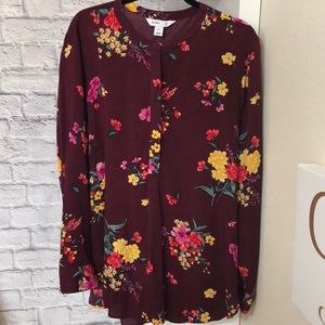 Old Navy floral blouse size XL